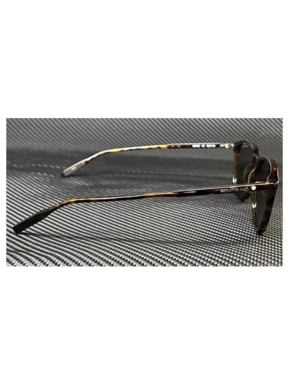New MontBlanc Men  Brown Havana Sunglasses  53- 17- 150